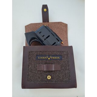 G&uuml;rteltasche aus Leder / R8